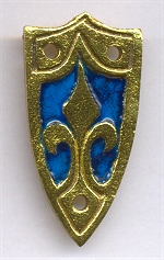 Boucles de ceinture en bronze avec émaux Réf : Réf : N153BE