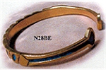 Bracelet en bronze patiné avec émaux Réf : N28BE